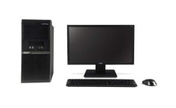Acer Veriton M200 Desktop, 8 GB RAM, 1 TB HDD, DOS, Intel Core i3-12th Gen