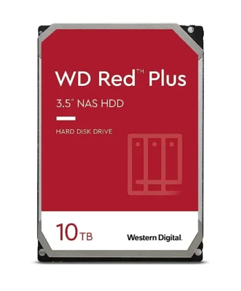 Western Digital 10TB Red Plus NAS Internal Hard Disk – 7200RPM