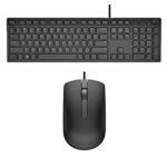 Dell USB Wired Keyboard and Mouse Set (Black) KB216+MS116